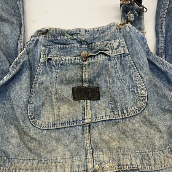 Vintage 50s Washington Dee Cee Denim Workwear Overalls 48x30 - Picture 2 of 6
